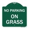 Signmission Designer Series Sign-On Grass, Green & White Aluminum Architectural Sign, 18" x 18", GW-1818-23526 A-DES-GW-1818-23526 - alternate 1